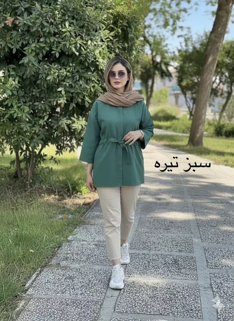 مانتو لینن ماهگل ( دارای ایراد جزیی )
